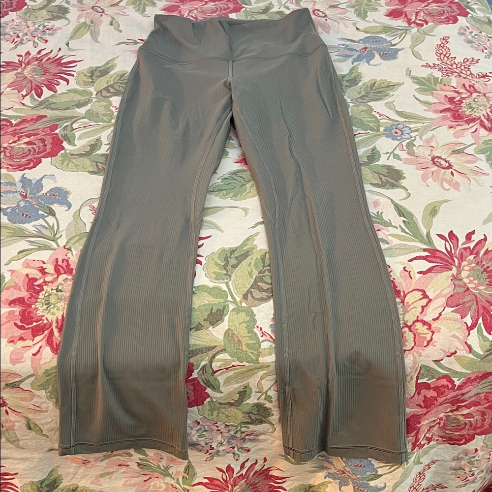 lululemon athletica Women's Taupe Flare Pants